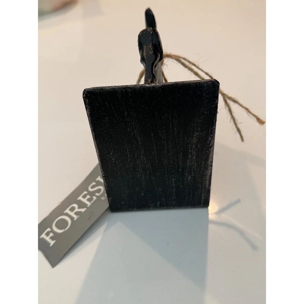 Foreside Home & Garden Scottie Dog Metal Bookend‎ Distressed Black FDAO00092 NEW